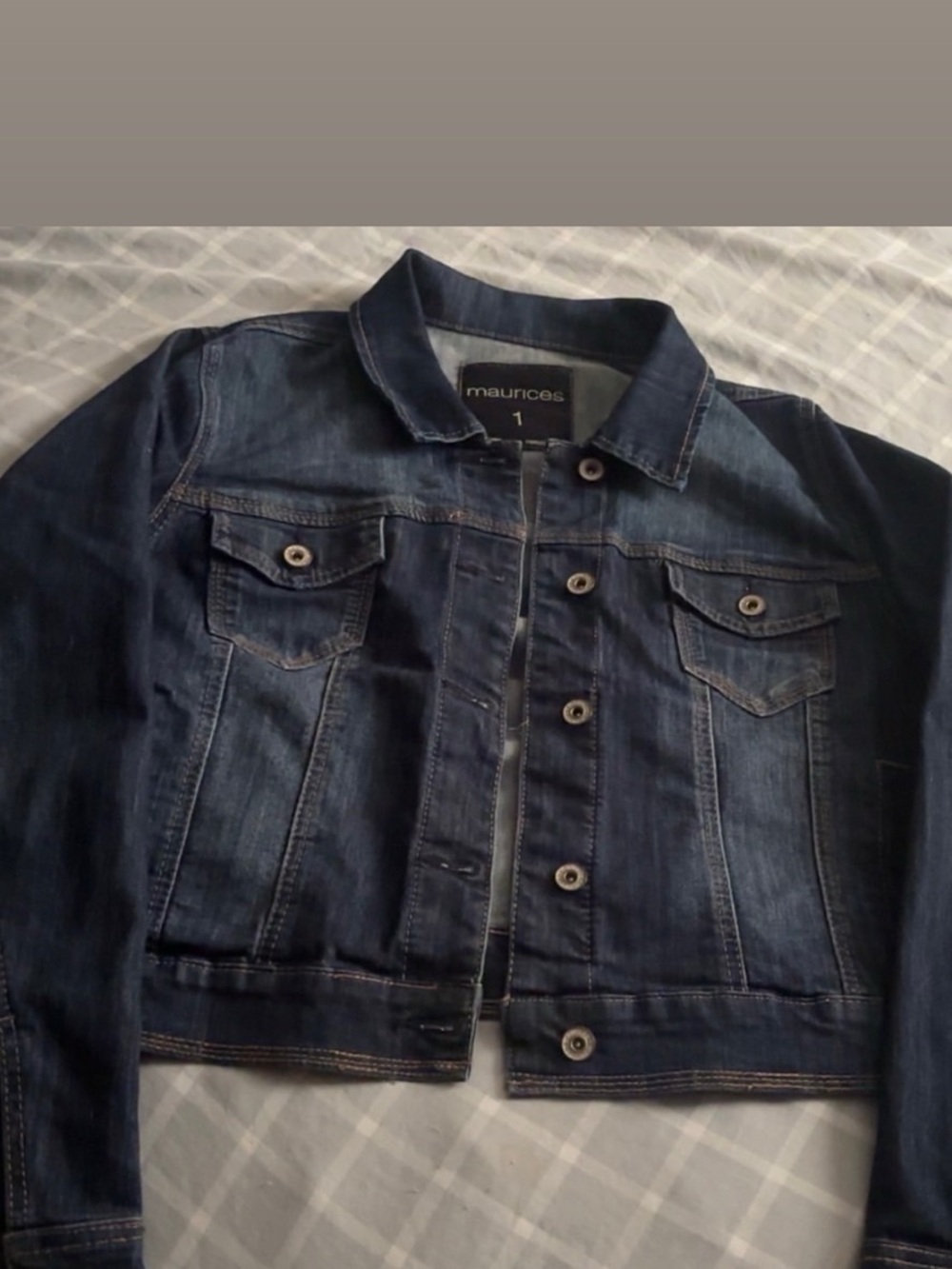 Maurices Dark Indigo Denim Jacket - Women's Jean Jacket